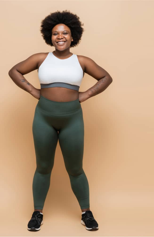 img - happy-african-american-size-woman-crop-top-leggings